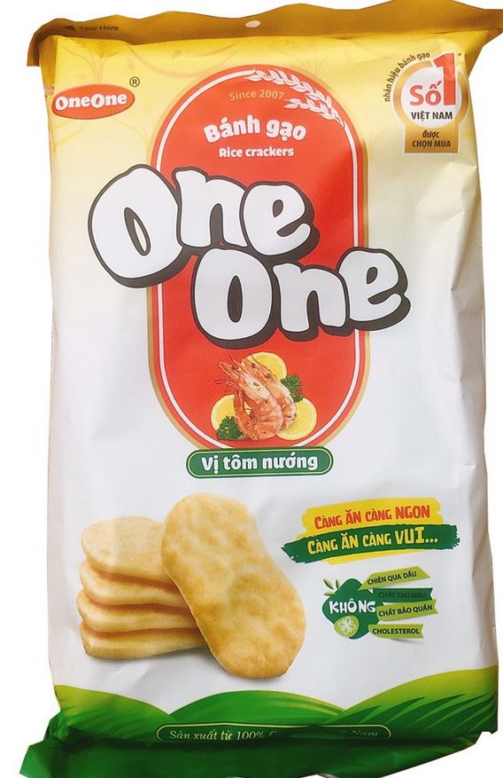 Bánh gạo One One vị tôm nướng 150g (9066418864465)