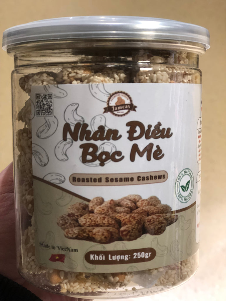 Haht điều rang bọc mè 250gr (8914242371921)