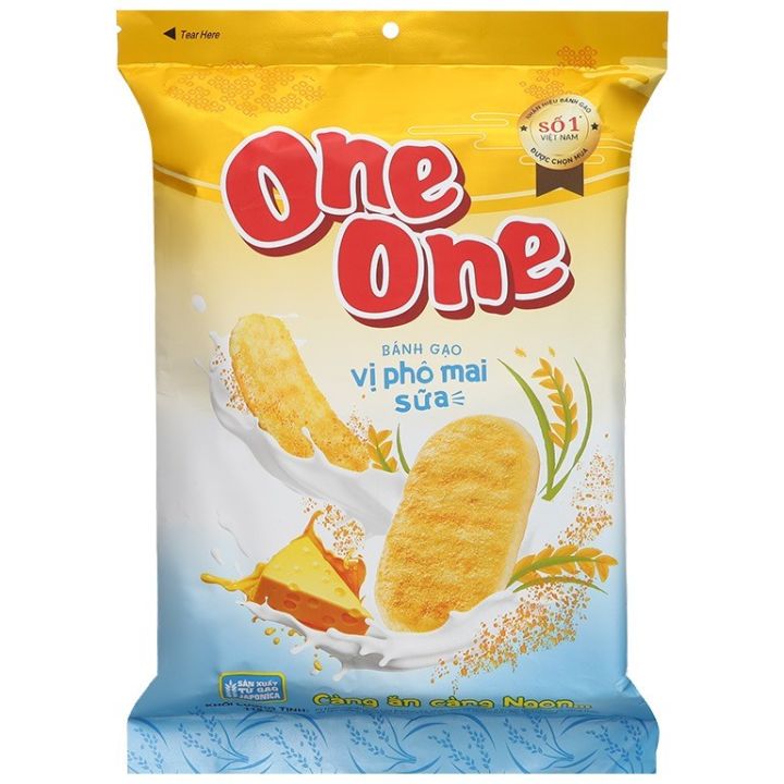 Bánh gạo One One vị phô mai sữa (7499985649897)