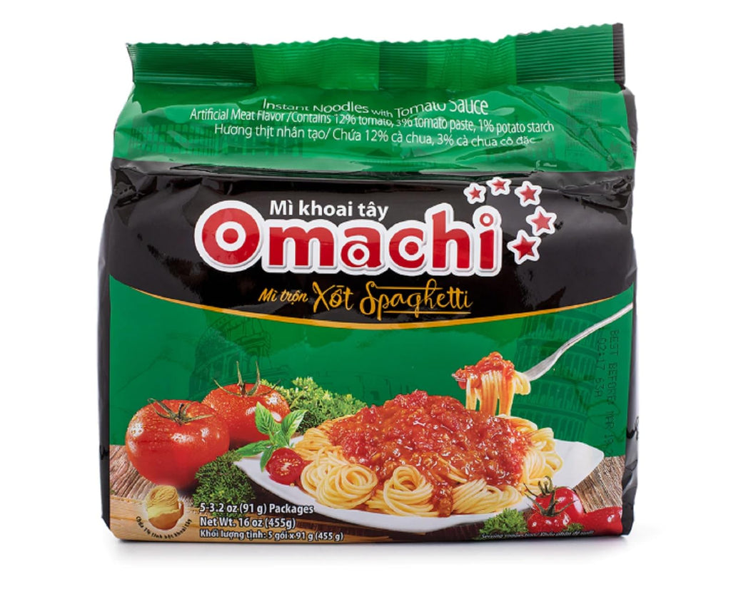 1086 Omachi mì trộn xốt spaghetti túi 5 gói (9220530438481)
