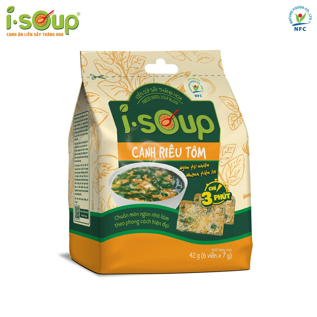 Canh riêu tôm ăn liền ISOUP (9734356795729)