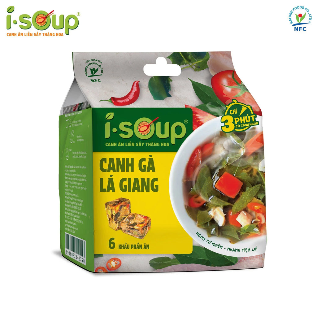 Canh gà lá giang ăn liền ISOUP (9734302204241)