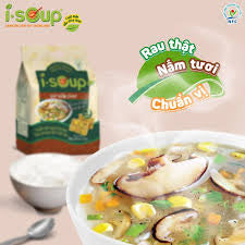 Canh súp nấm chay ăn liền ISOUP (9763333570897)